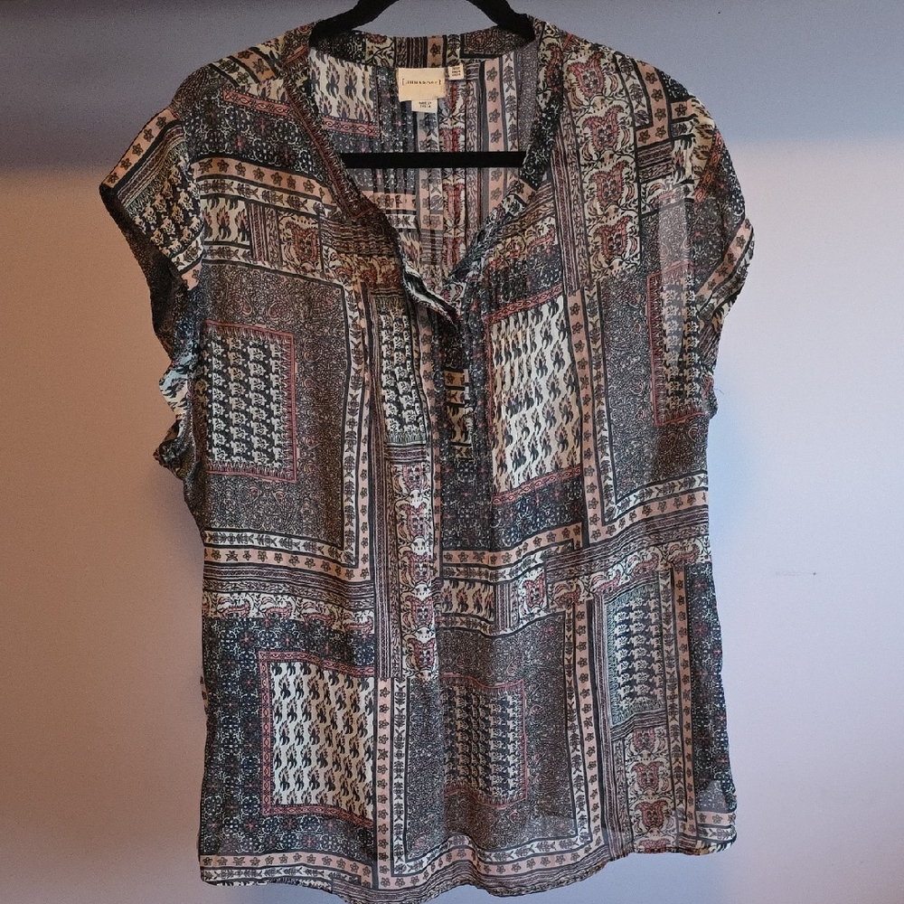 Junarose Multicolor Patterned Blouse